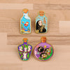 4pcs/Set Anime Ghost Enamel Pin Movie Magic Bottle Brooch Lapel Pin Badge on Backpack Clothing Accessories Jewelry Gifts - Image 2