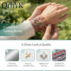 W Multicolor Crystal Braided Rope Bracelet For Women Gemstone Charms Adjustable Thread Bangle Bohemian Beach Ladies Jewelry - Image 1