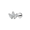 Stainless Steel Labret Piercing Stud with 16 Gauge and 1.2 x 8 mm Post - Image 19