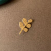 Baroque Style Gold Color Matte Leaves Pins Brooch For Women Lady Elegant Vinteage Plant Series Suit Office Lapel Pin - Image 17