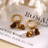 Jolivie Stainless Steel Stone Earrings Women Bohemia Vintage Hoop Earrings for Women Ear Jewelry Gift - Image 15