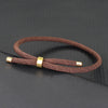 Stylish Stainless Steel Red Rope Bracelet Unisex Sliding Adjustable Milan Handmade Cord Braslet Leisure Student Daily Hand - Image 8
