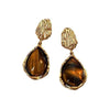 Vintage Korean Style Maillard Brown Ear Clips Women's Coffee Irregular Geometric Clip Earrings Without Ears Hole - Image 6