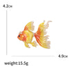 Enamel Goldfish Pins for Women Unisex Enamels Animal Brooches Banquet Party Backpack Gifts Jewelry Accessories - Image 5