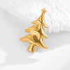Leo Stainless Steel Irregular Brooches Women Unisex Glossy Geometric Pins Banquet Party Clothing Accessories - Image 18