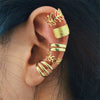 Unique Sparkling Clip Earrings for Women Silver Color Cartilage Female Jewelry Gift Ear Cuff Girl - Image 4