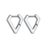 Glossy Stainless Steel Hoop Earrings For Women Men Hip Hop Steapunk Round Oval Heart Black Gold Silver Color Huggie Jewelry Gift - Image 19
