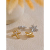 Ocean Style Imitation Pearls Starfish Stud Earrings Stainless Steel Casting Summer Holiday Beach Jewelry Gift - Image 6