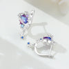 Silver Colorful Love Satellite Drop Earrings Women Earrings Charm Versatile Party Jewelry Gifts - Image 2