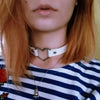 Vintage Sexy Heart Charm Gothic Collar Necklace Gothic Heart Lock Harajuku Women Gift Black Leather Punk Choker Necklace - Image 3