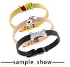 10pcs 8mm/10mm Stainless Steel Bracelet Bangles Wristband Accessory Fit Jewelry For Slide Letters Charms - Image 4