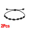 Lucky Knots Bracelets Handmade 7 Knot Black Red String Bracelet Braided Adjustable Bracelet Lover Friendship Bangle Lucky Bangle - Image 7