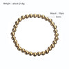 Jewelry Metal Ball Multiple Models Quality Smooth Beads Elastic Stainless Steel Bracelets - Image 3