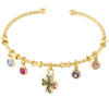 Candy Color Charm Bracelet with Adjustable Open Bangle - Image 24