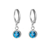 Birthstone Clear Zircon Earrings Stainless Steel 12 Months Drop Earrings for Women Girls Jewelry Birthday Gifts - Image 15
