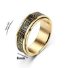 Viking Celtic Knot Rune Rings For Men Rotating Stainless Steel Relife Spinning Ring Antiestres - Image 8