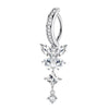 Faux Fake Belly Butterfly Fake Belly Piercing Heart Clip On Umbilical Navel Fake Pircing Moon Star Leaves Cartilage Earring Clip - Image 25