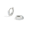 2/6PCS 316L Stainless Steel Minimalist Hoop Earrings Crystal Zirconia Small Cartilage Helix Tragus Piercing Jewelry for Women - Image 6