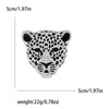 Rhinestone Tiger Head Brooches for Women Unisex Pearl Bear Pins Wolf Lapel Pins Banquet Party Backpack Gifts Jewelry Accessories - Image 18