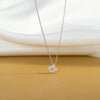 Silver Lucky Four-leaf Clover Small Necklace for Women Clavicle Chain Minimalist Design Sensation - Image 6