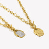 OT Buckle Mixed Color Double-Facted Moon Sun Pendant Necklace Pvd Plated Stainless Steel Women Jewelry - Image 5