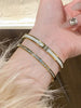 Stainless Steel Bangle Bracelet with Cubic Zirconia Details in Gold-Tone or Silver-Tone - Image 22