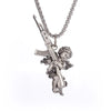 Vintage Gothic Skull Jesus Cross Pendant Necklace Catholic Jewelry for Men Punk Religious Amulet Necklace - Image 35