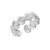 Seashell and Starfish Open Ring in 316L Stainless Steel Adjustable - Image 19