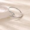 Stainless Steel Bracelet For Women Men Aesthetic Flower Leaf Bangle Opening Gold Color Geometric Bangles Bracelets Jewelry - Image 18