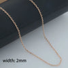 Three-Millimeter Bead Chain Necklace with Two Length Options - Image 9