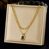316L Stainless Steel Simple Versatile Zircon Geometry Flowers Bowknot Series Pendant Necklace Lady Classic Charm Jewelry - Image 17
