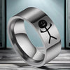 Simple Funny Middle Finger Stickman Ring Hip Hop Fuxk You Doodle Rings For Man Couple Party Gifts Jewelry - Image 6