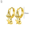 Silver Needle Vintage Shell Pendant Hoop Earrings Women's Pearl Conch Gold Earrings Jewelry Gifts - Image 26