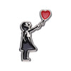 Classic Banksy Art Design Collection Brooch Enamel Pin Flower Thrower Boy Red Balloon Girl Badge Lapel Backpack Jewelry Gift - Image 7