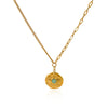 Zircon Hamsa Hand Evil Eye Pendant Necklaces For Women Gold Plated Stainless Steel Necklace Boho Aesthetic Jewelry Gift - Image 12