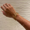 Punk Gold Color Bangles for Women Men Stainless Steel Metal Bracelets Bohemian Jewelry Accessories Gift - Image 2