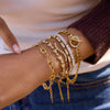 Classic Hollowed-Out Five-Pointed Star Bracelet For Women Delicate Gold Plated Stainless Steel Layer Bracelets Gift - Image 1