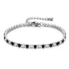 Colorful Cubic Zirconia Stone Tennis Bracelets Silver Plated Stainless Steel Chain Bracelet for Women Bride Jewelry - Image 14