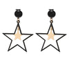 Gold Black Star Ear Clip for Women Vintage Geometric Gold Drop Earring Without Piercing Ears Female Jewelry - Image 6