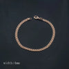 15 Style Choose Women Men Girl Rose Gold Color Curb/Weaving Bracelets Chains Jewelry 18cm-23cm - Image 4