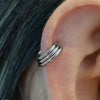 Titanium Nose Piercing Segment Rings 3 Layer Nose Septum Ring Hoop 16G Ear Tragus Helix Clicker Earring Body Jewelry - Image 6