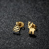 1 Pair Bowknot Christmas Tree Elk Jingle Bell Stud Earring for Women Stainless Steel Earrings Jewelry Xmas Gift - Image 15