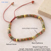 4mm Stone Bracelet Double Layer Woven Agate Imperial Stones Adjustable Bracelets Couple Jewelry Gift - Image 10