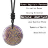 Crystal Mysterious Viking Compass Symbol Pendant Guardian Style Men's and Women's Jewelry Necklaces - Image 12