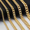 Hip Hop Width 3/5/7/9MM Cuban Link Stainless Steel Chains Necklace for Men Basic Simple Rapper's Choker on Neck Jewelry - Image 8
