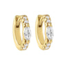 Chain Hoop Piercing Earring with Square and Waterdrop Details - Image 28