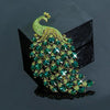 and peacock open screen brooch, European and American retro colored enamel pin accessories - Image 32