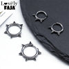 Punk Spike Rivet Hoop Earrings For Women Men Ear Studs Stainless Steel Gothic Hip Hop European and American Earring Jewelry Gift - Image 34