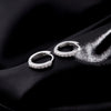 Sparkling Earrings Silver Classic Shining Circle Hoop Earrings For Women Jewelry - Image 5