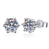 5-9MM Earring Silver Plated with White Gold Stud Earrings For Women Jewelry - Image 6